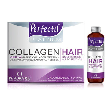 Perfectil Platinum Collagen Hair - 10 Advanced Beauty Drinks